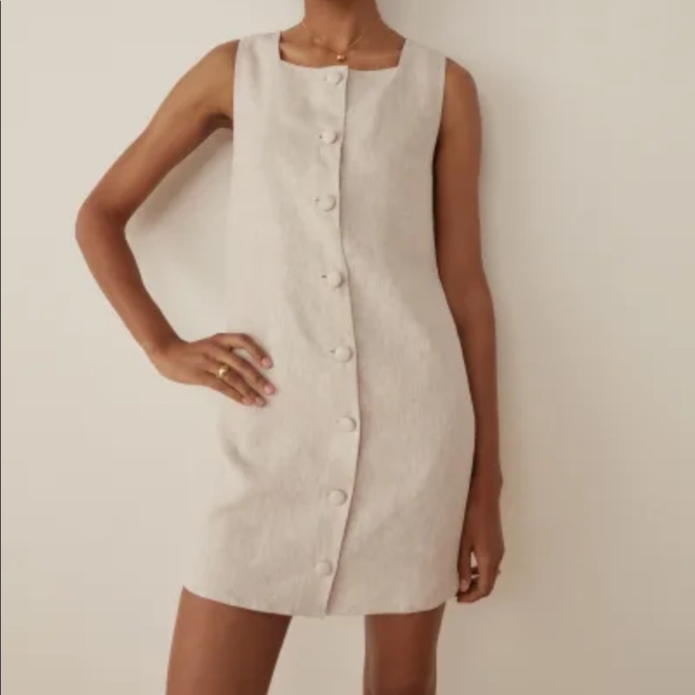 Reformation Danna Linen Dress